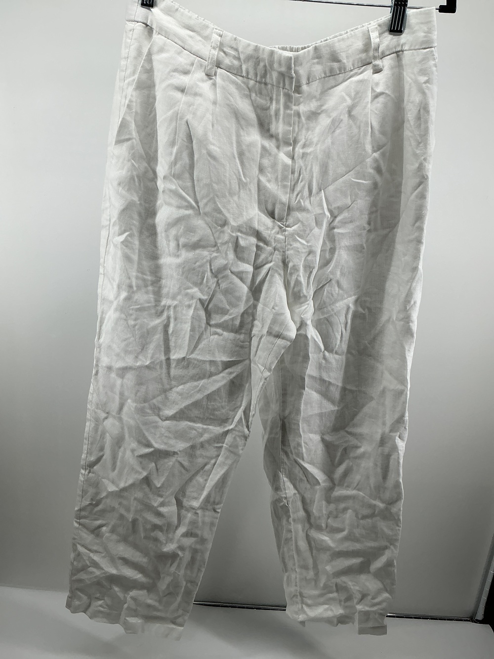 100% European Linen Pleated Trouser - 30"